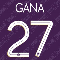 Gana 27 (Official PSG 2020/21 Third UEFA CL Name and Numbering)